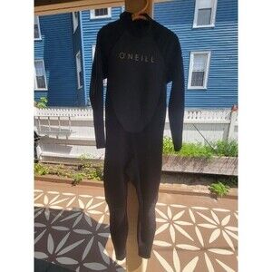 O'Neill Reactor 2 3/2mm Full Wetsuit Mens Medium Black Back Zip Surfing